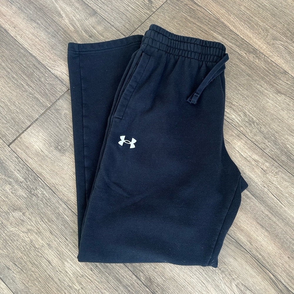 Under Armour Black Fleece Joggers with Logo